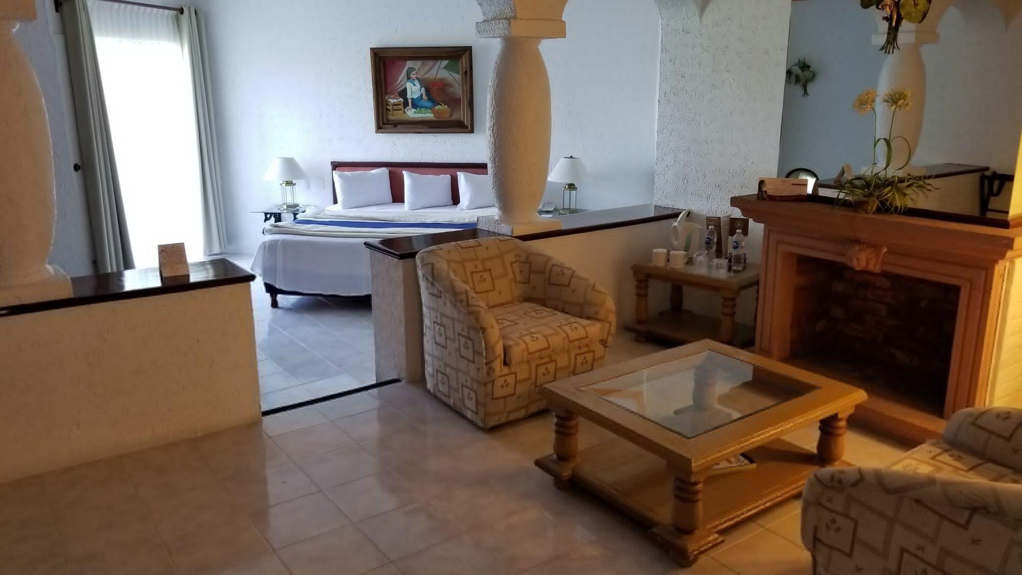 哈深达德拉诺里亚大酒店 阿瓜斯卡达特斯 外观 照片 A suite at the hotel