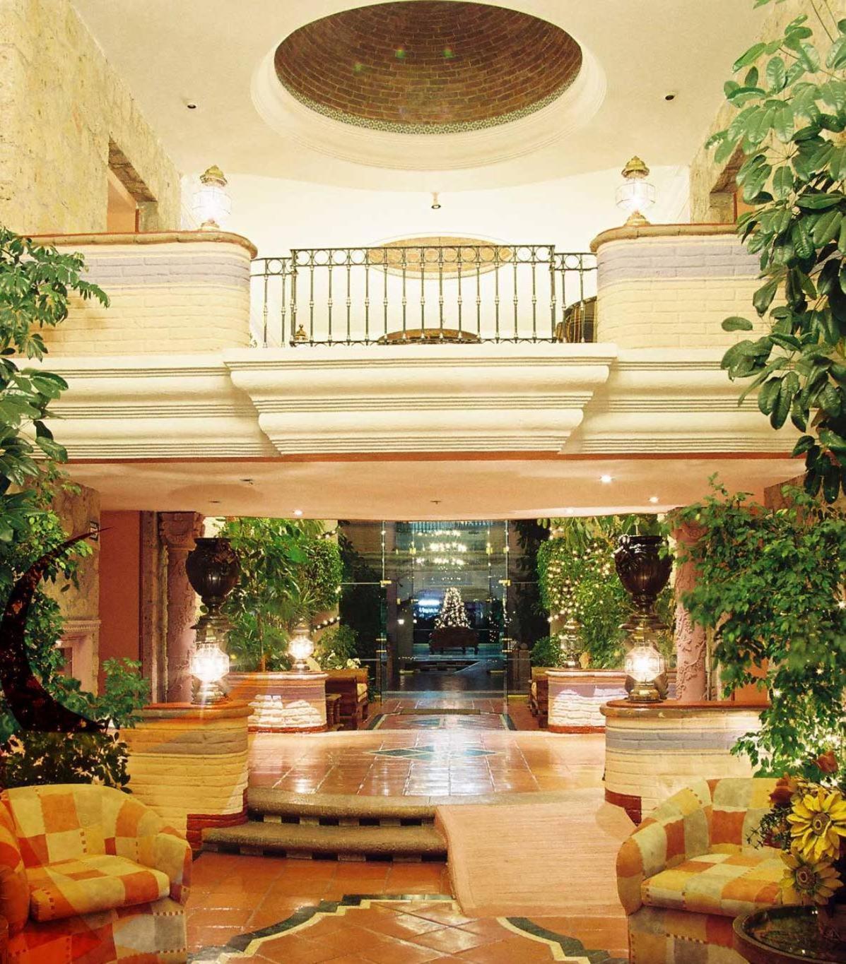 哈深达德拉诺里亚大酒店 阿瓜斯卡达特斯 外观 照片 The lobby of the hotel