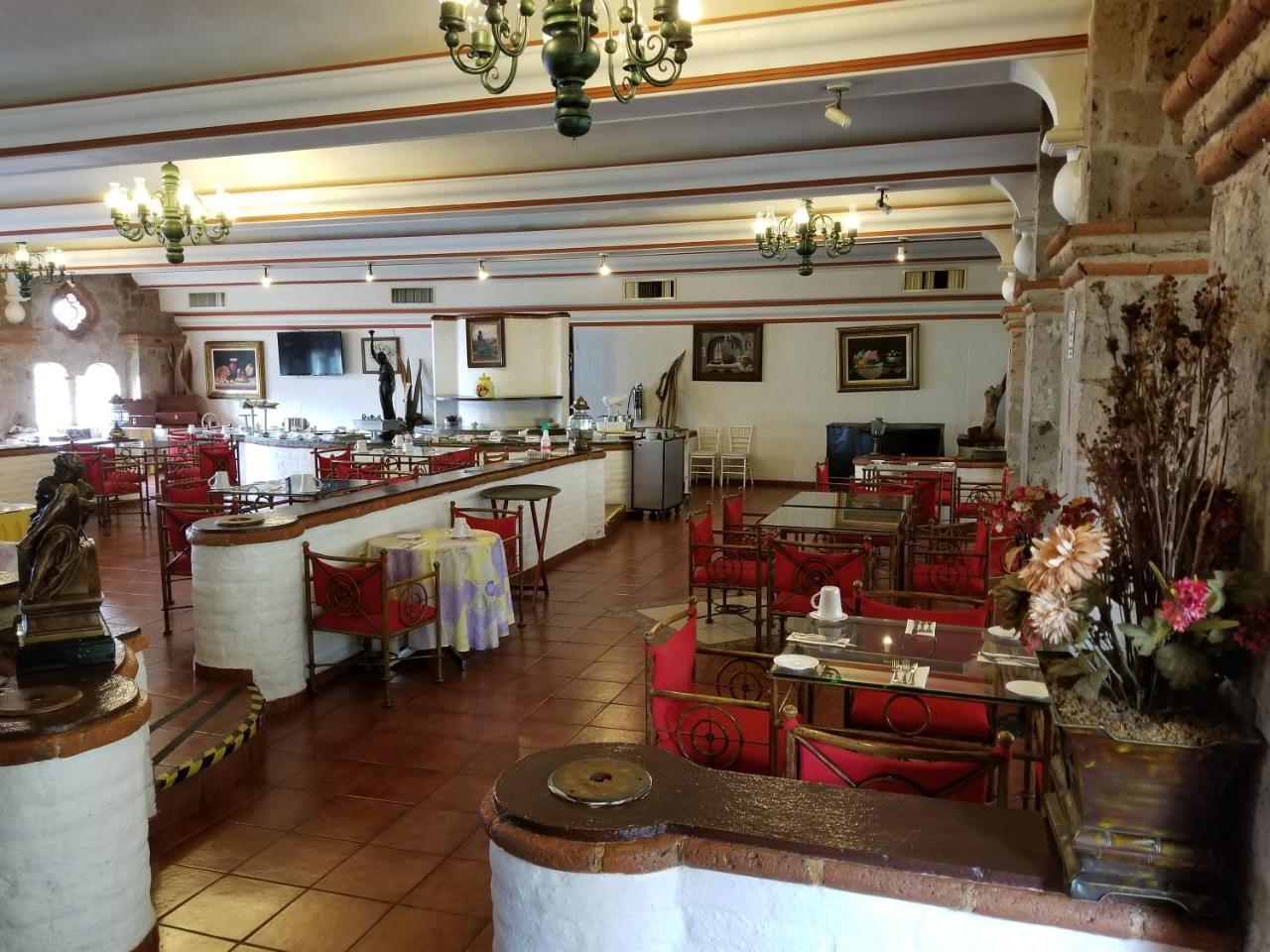 哈深达德拉诺里亚大酒店 阿瓜斯卡达特斯 外观 照片 Restaurant in the hotel